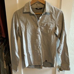 North face button down shirt